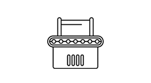 Dust-resistant modular conveyor system