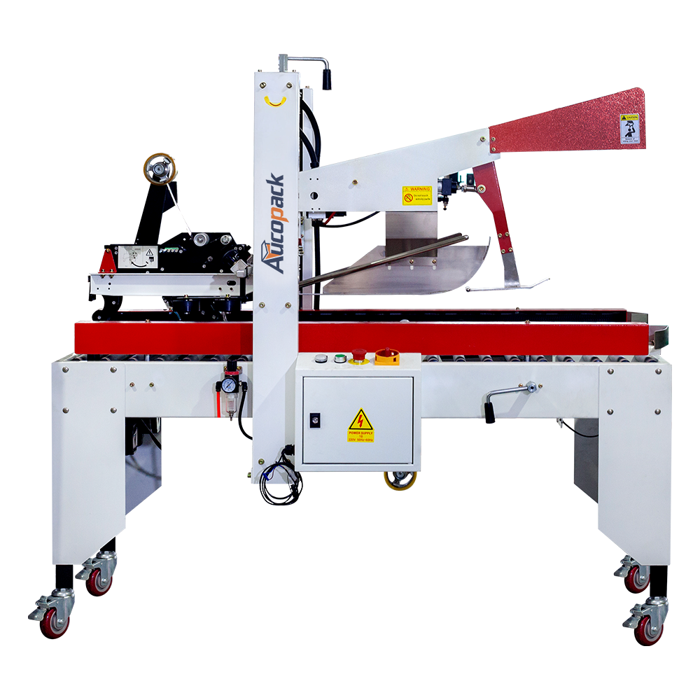 Semi Automatic Case Carton Tape Sealer Machine Equipment