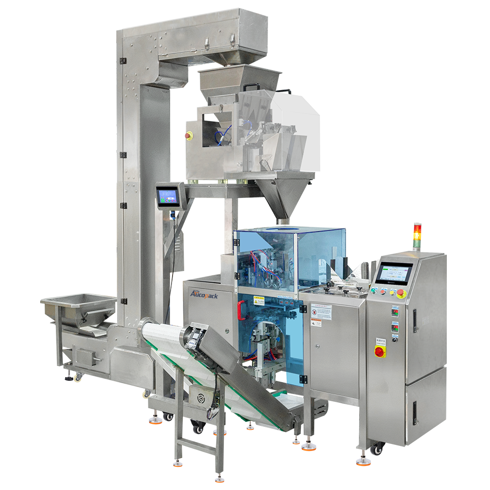 Automatic 2 Head Weigher Premade Pouch Packing Machine