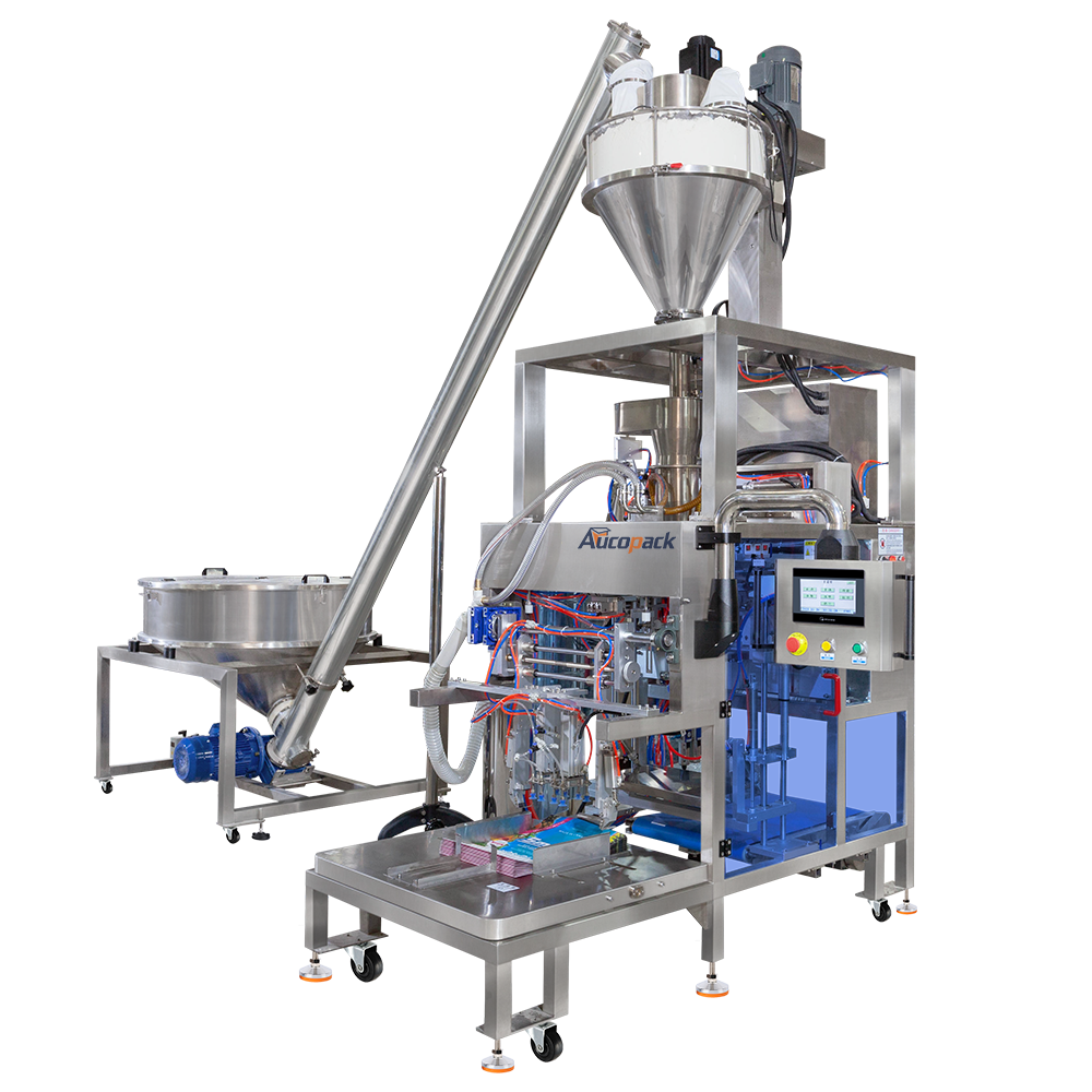 Automatic Dry Milk Spice Powder Nitrogen Doypack Filling Machine
