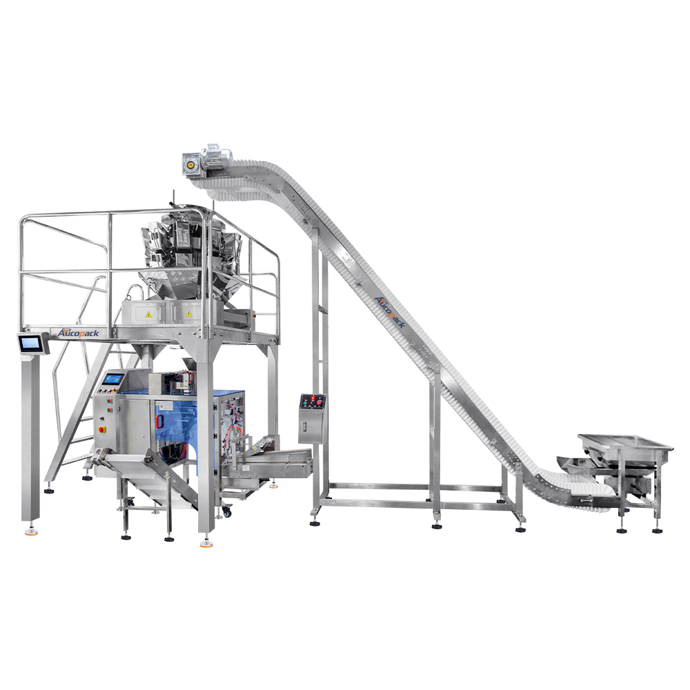 Automatic Frozen Foods Exhaust Air Stand Up Pouch Packaging Machine