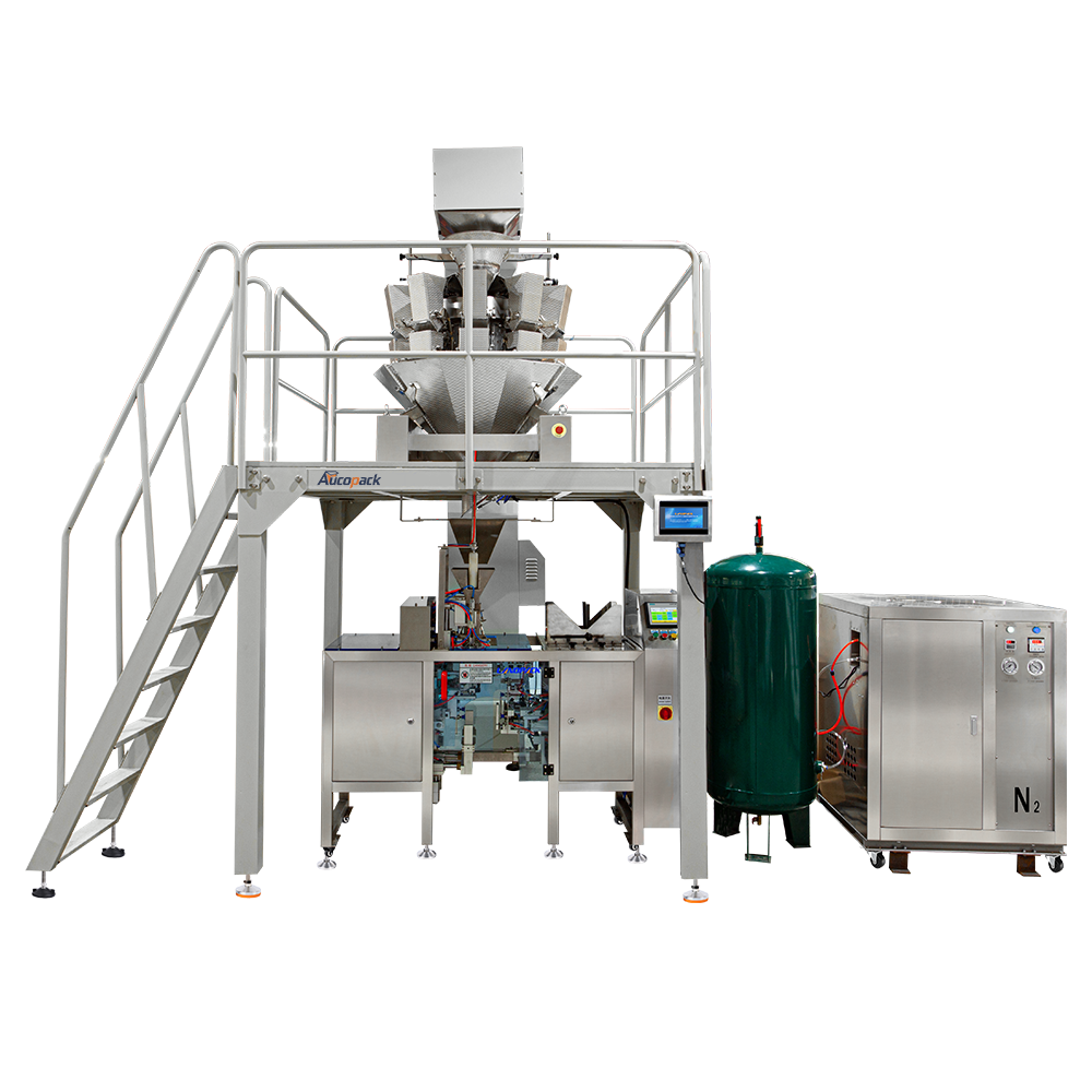 Automatic Nitrogen Flush Food Zipper Doypack Packaging Machine