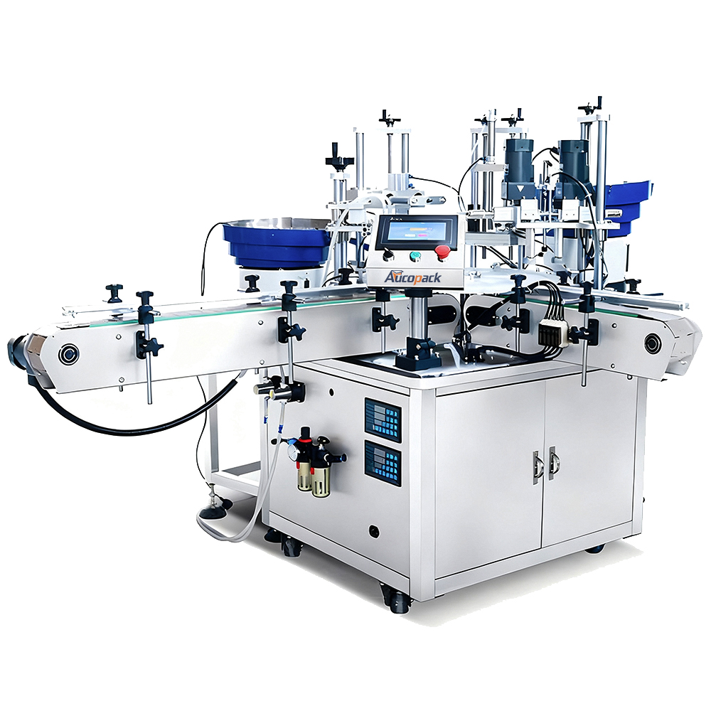 All in One Monoblock Cosmetic Filling and Capping Machine