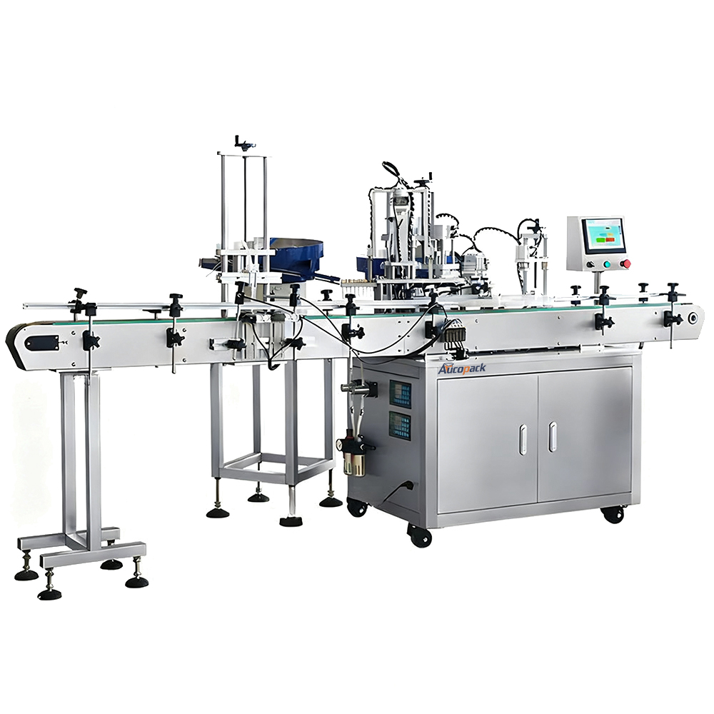 Automatic Essential Oil Dropper Bottle Filling Capping Machine