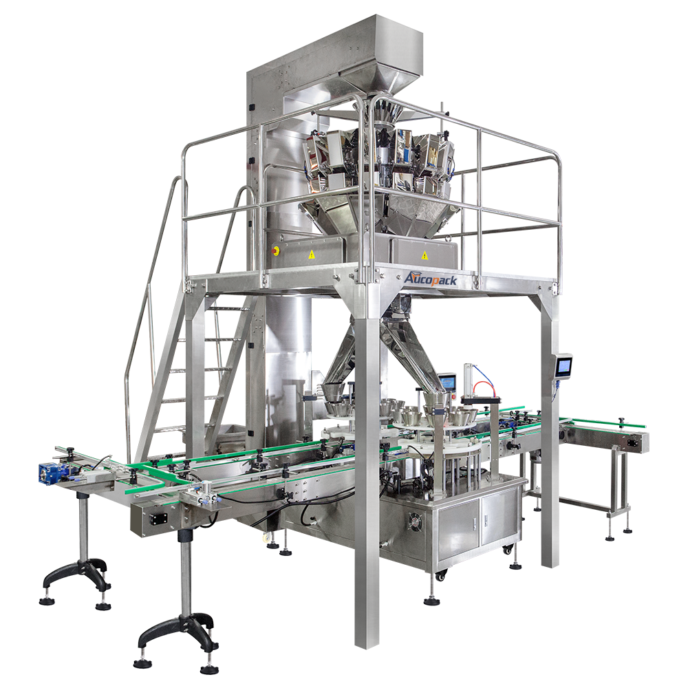 High Speed Rotary Spices Nuts Cup Can Bottle Filling Machine