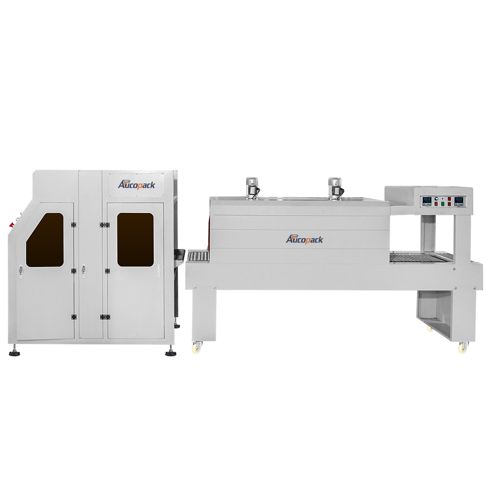 Automatic Water Bottle Shrink Stretch Film Wrapping Machine