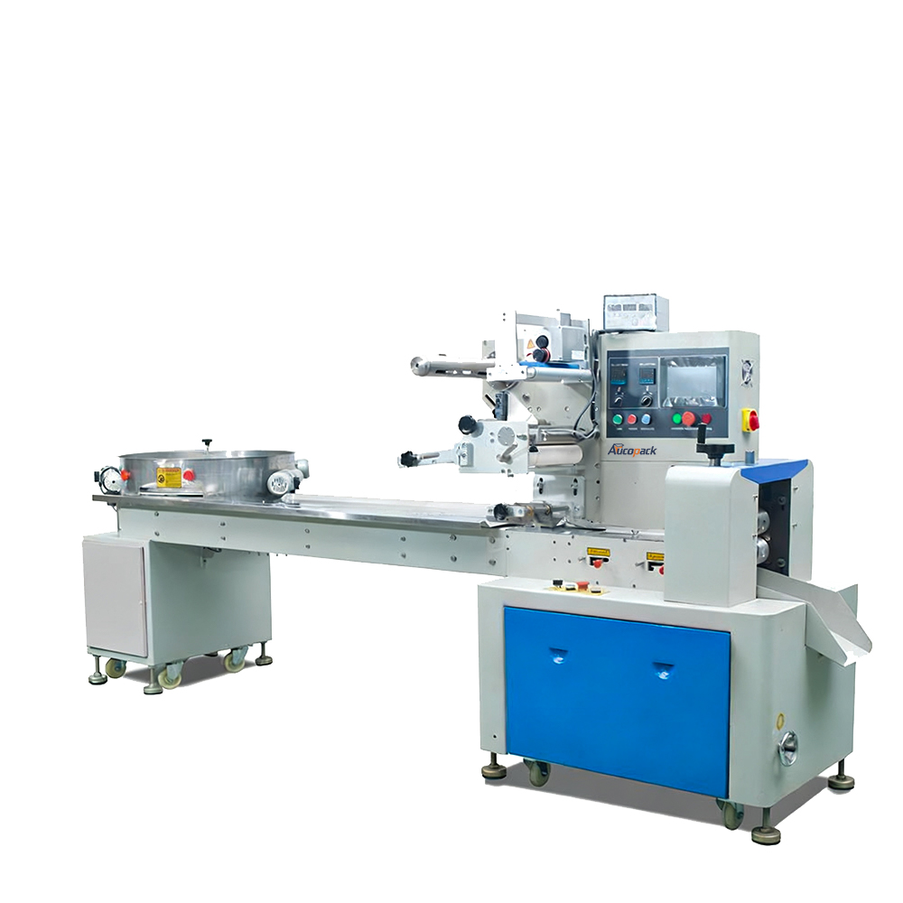 Automatic Flow Wrapper Candy Packaging Machine Equipment