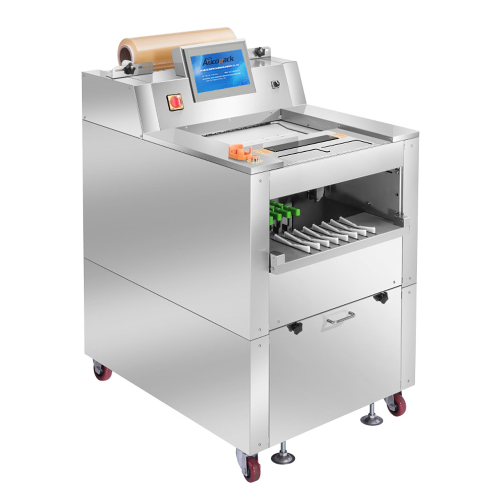 Semi Automatic Stretch Cling Film Wrap Packaging Machine