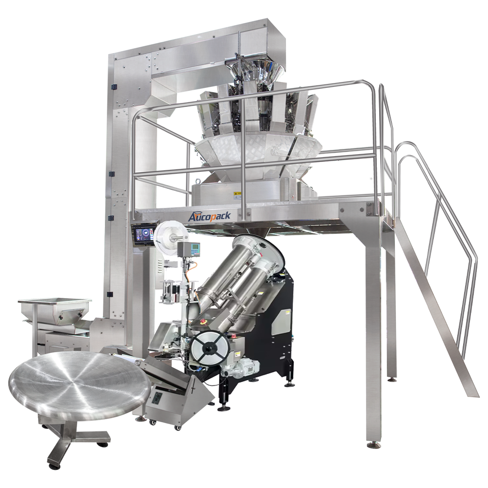 Fruit and Vegetable Garlic Potato Net Clipping Packing Machine