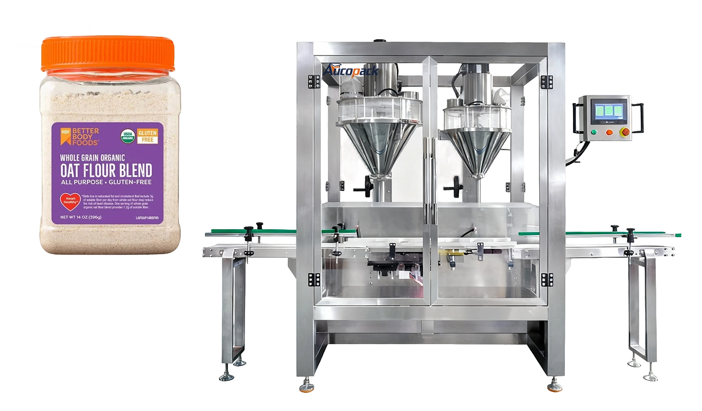 Jar and Container Filling Machines for Flour