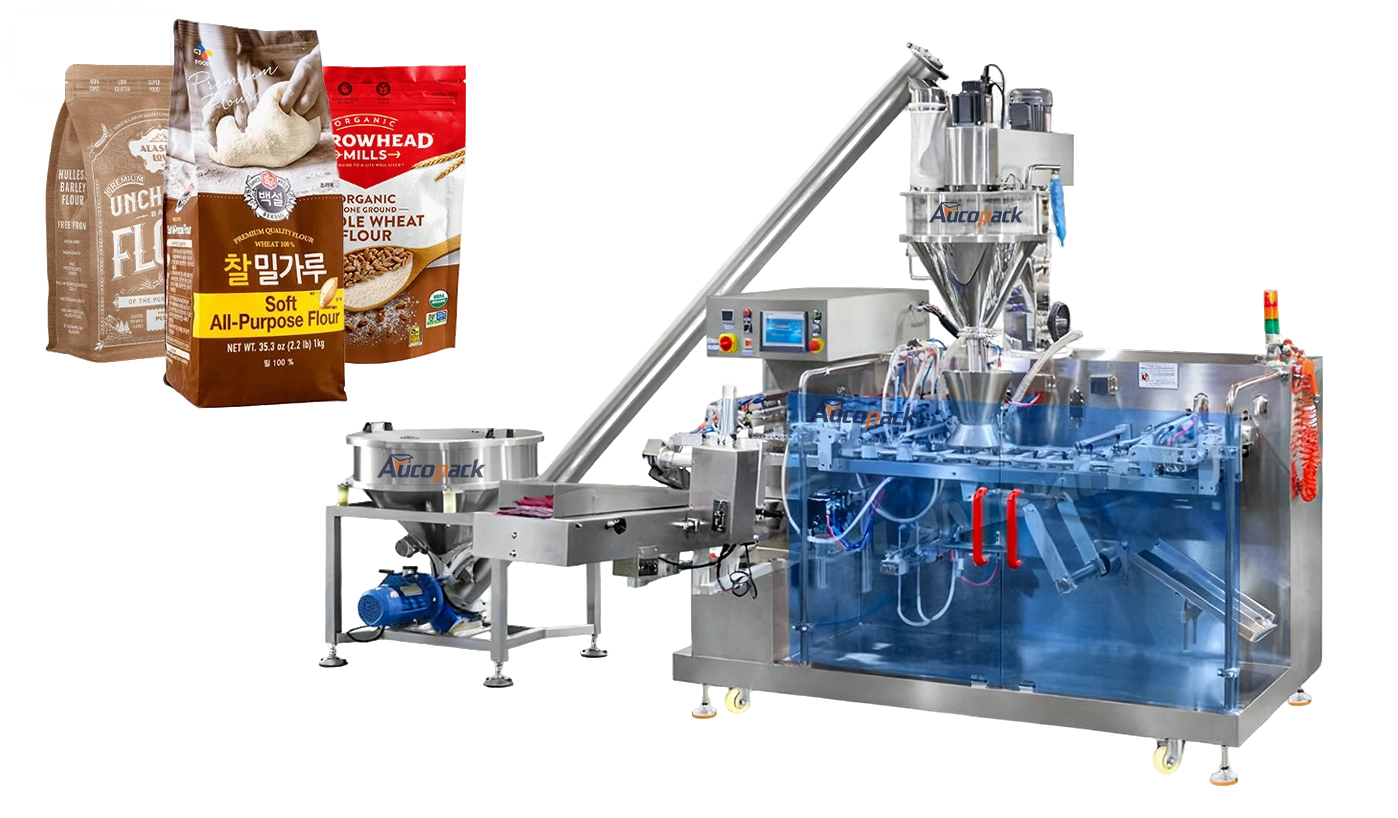 Pre-Made Pouch Packaging Machines for Flour