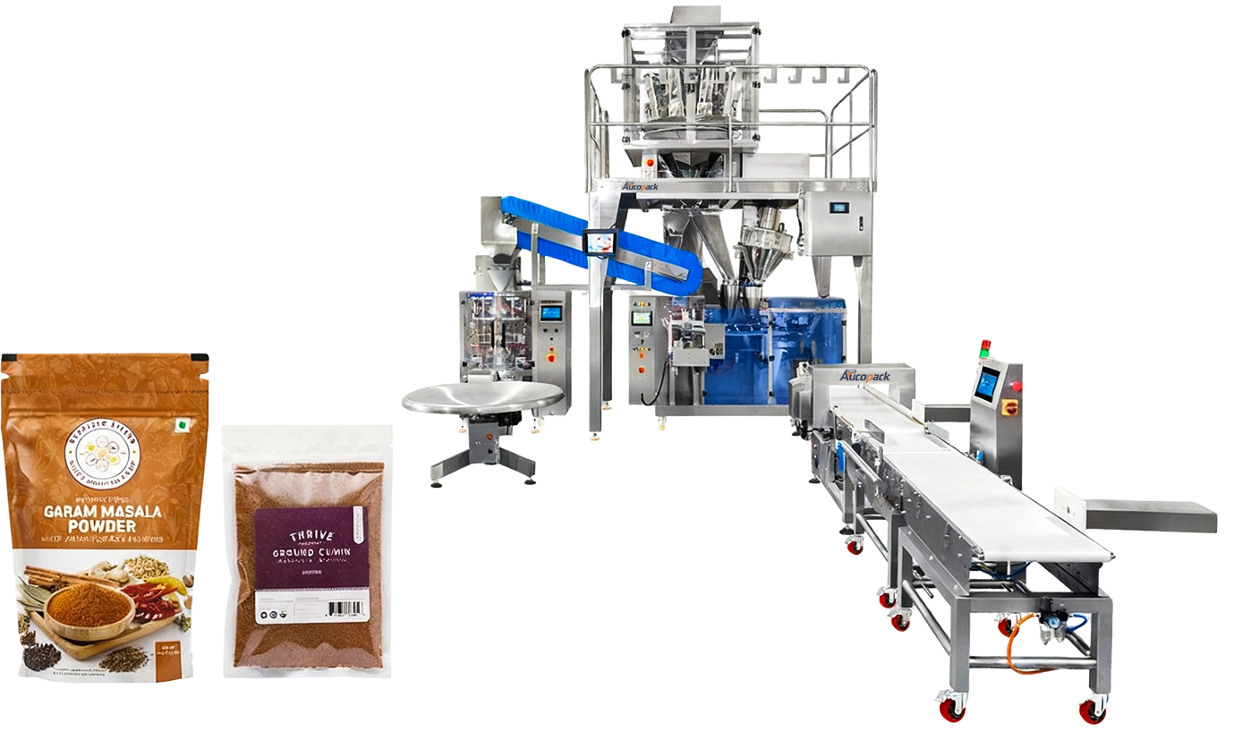 Pre-Made Pouch Packaging Machines for Spices