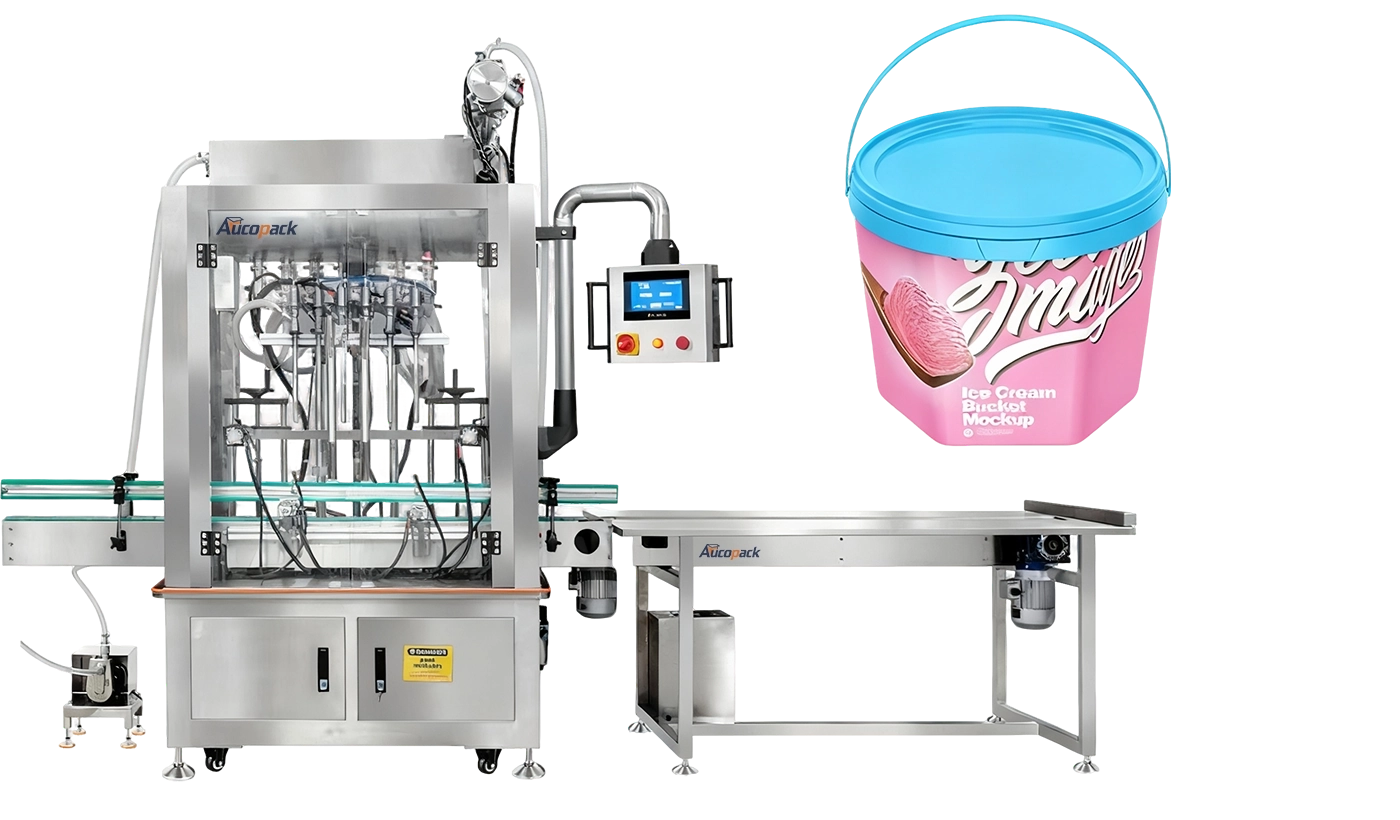 Ice Cream Bucket Packaging Machine Solution