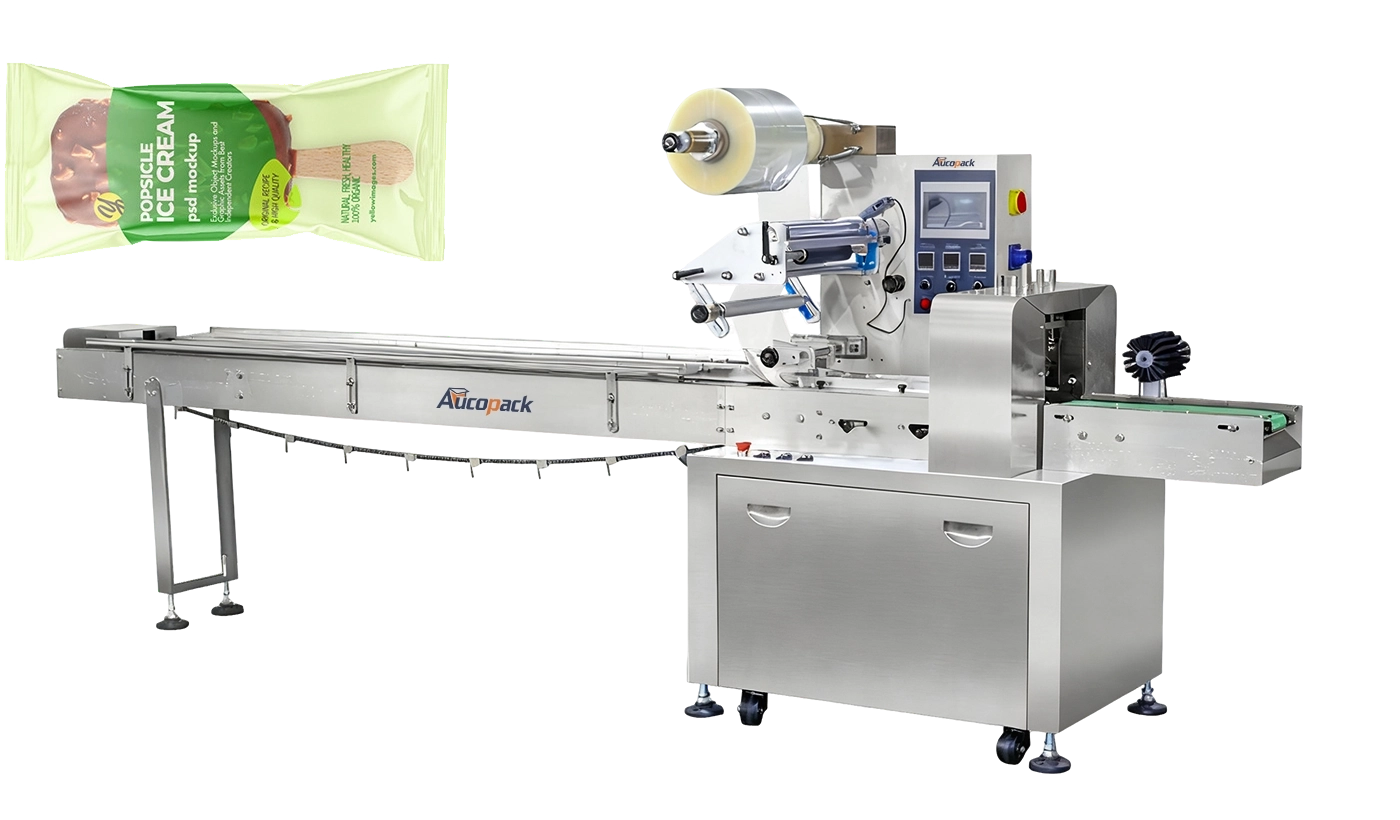 Popsicles Flow Wrap Packaging Machine Solution