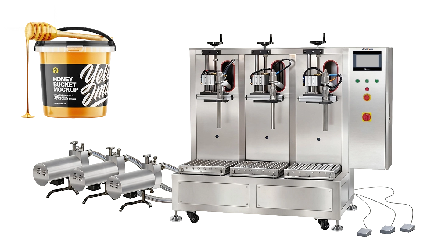 Bucket Filling Machines Solution for Honey Products