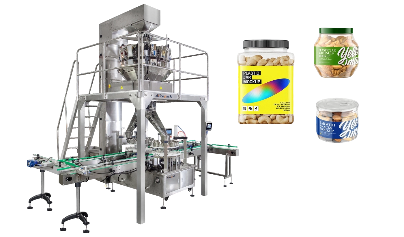 Jar Filling Machines Solution for Nuts