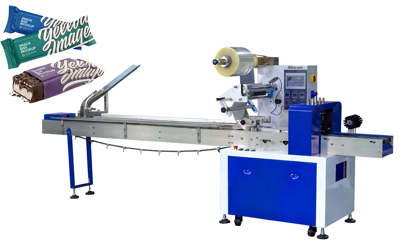 Flow Wrap Machines Solution for Hot Granola Chocolate Bars