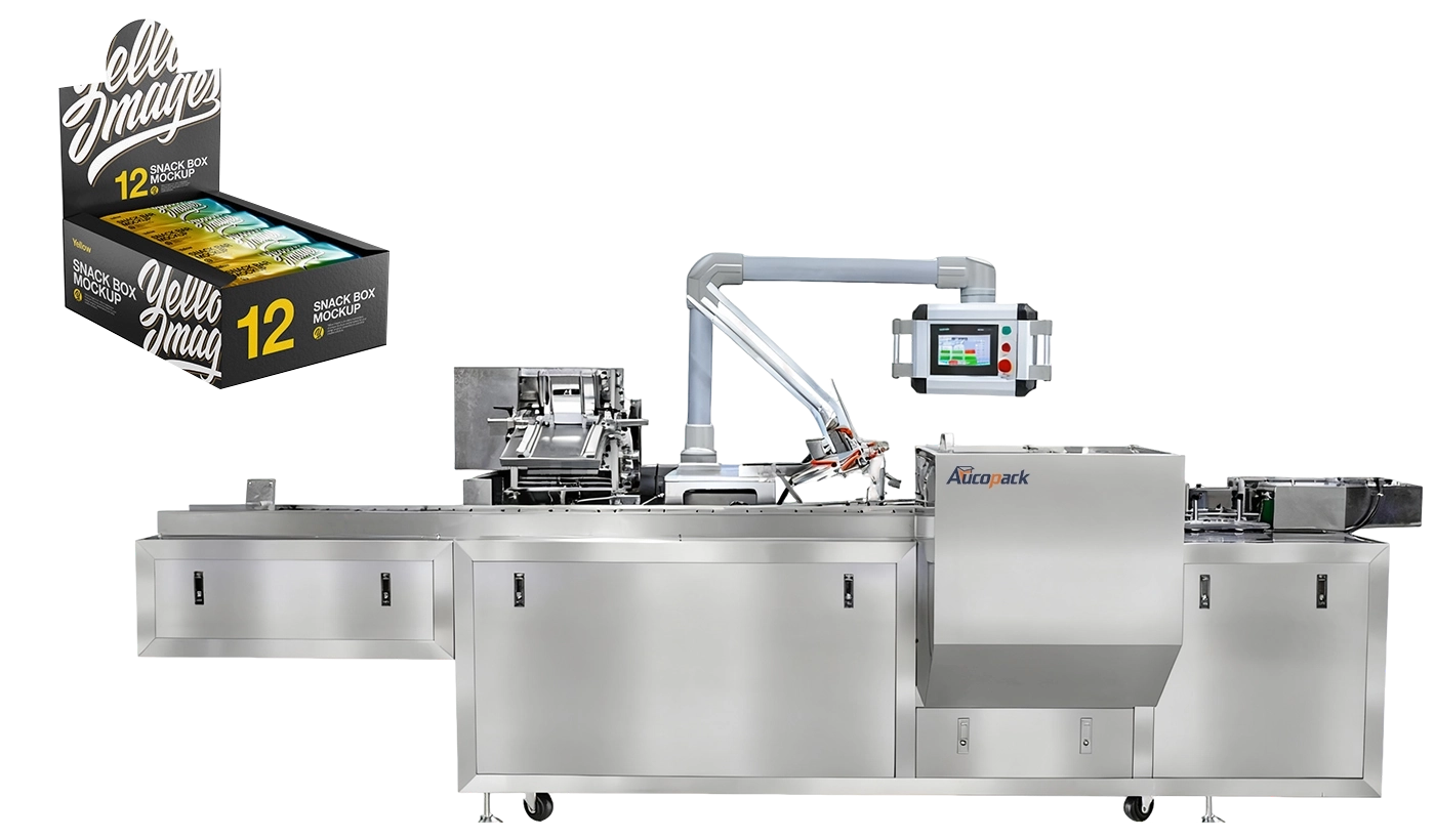 Box Packaging Machines Soution for Granola Chocolate Bars