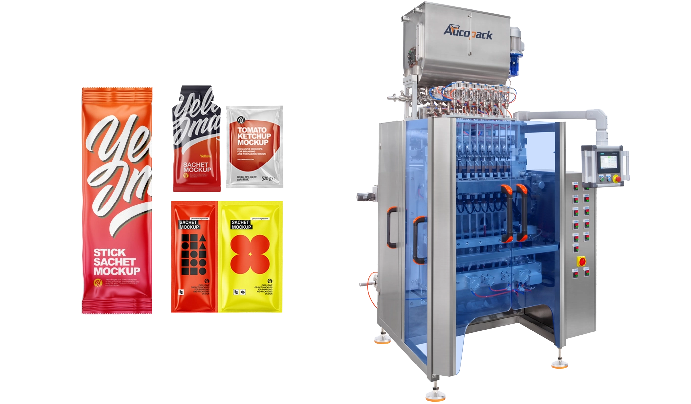 Multi Lane Ketchup Stick Sachet Packaging Machine Multi Lane Ketchup Stick Sachet Packaging Machine
