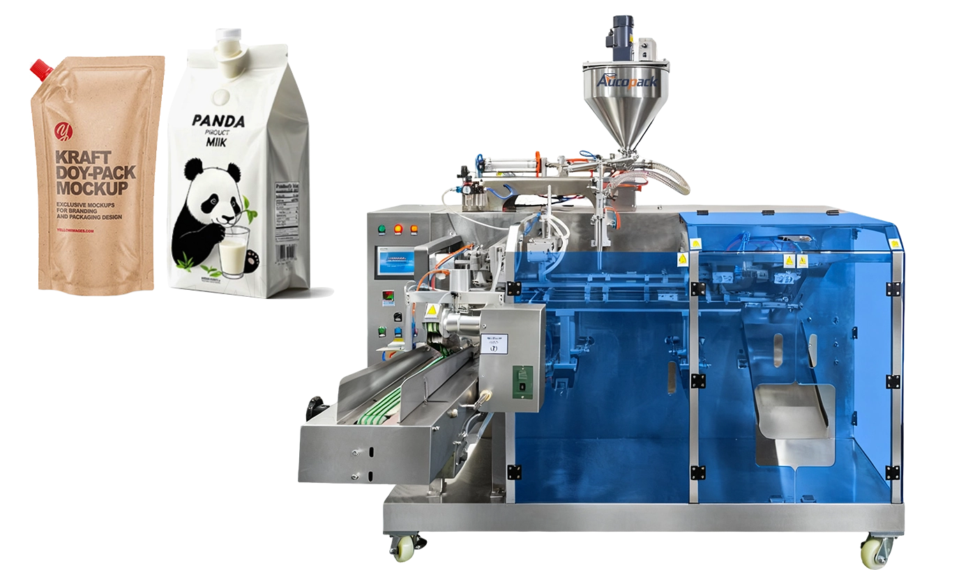 Pre-Made Spouted Pouch Packaging Machines for Milk