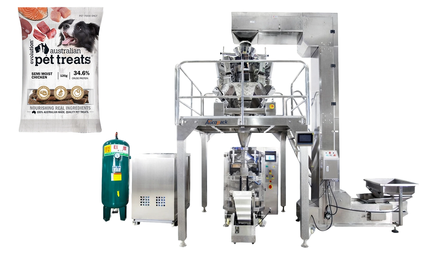 Vertical Form Fill Seal (VFFS) Machine for Pet Treats