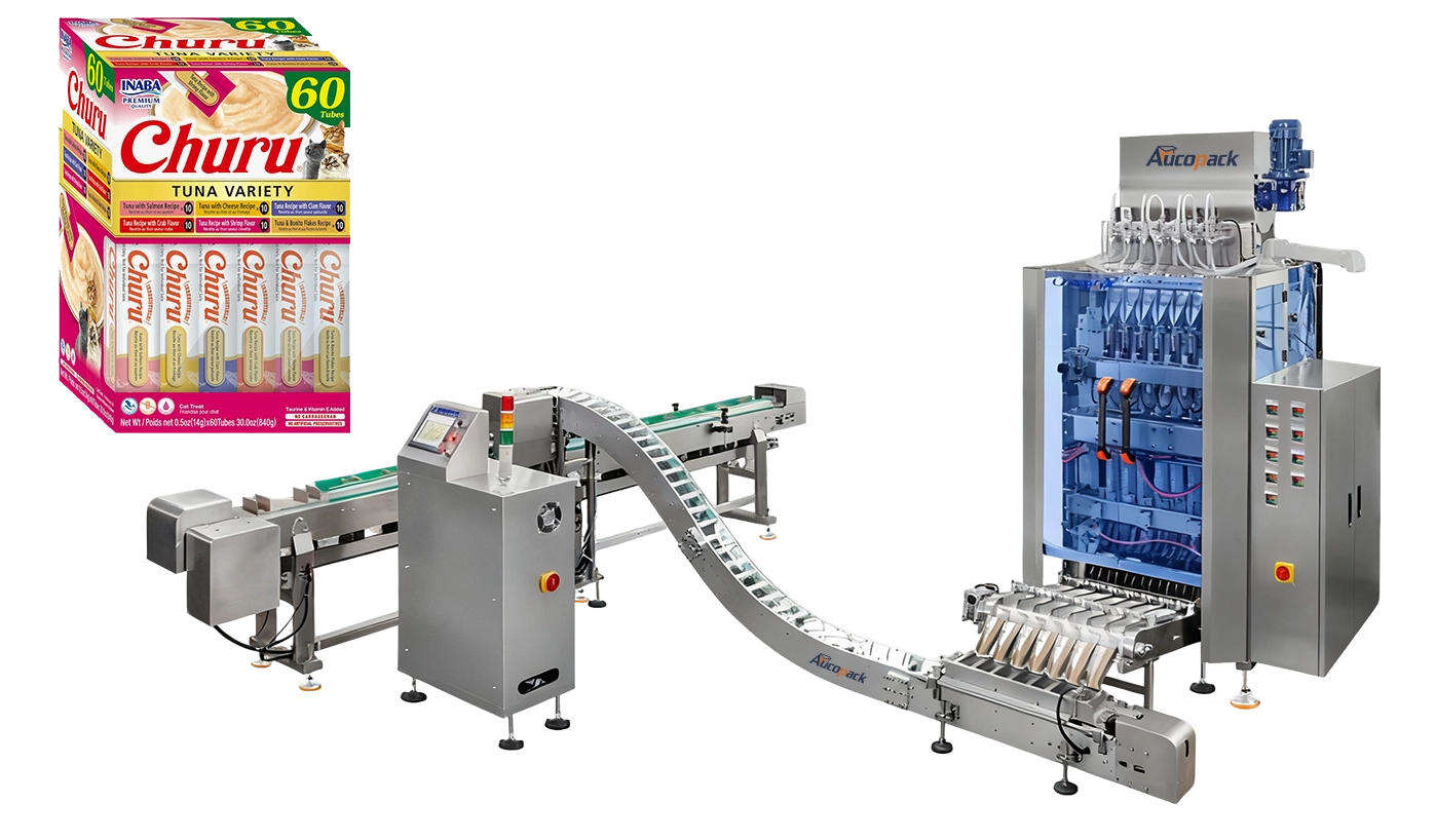 Bag-In-Box Cartoning Machine for Pet Wet Food