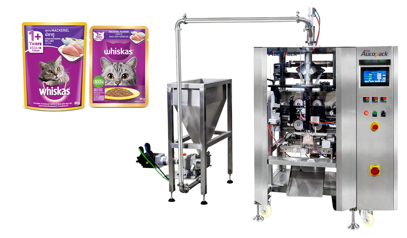 Vertical Form Fill Seal (VFFS) Machine for Pet Wet Food
