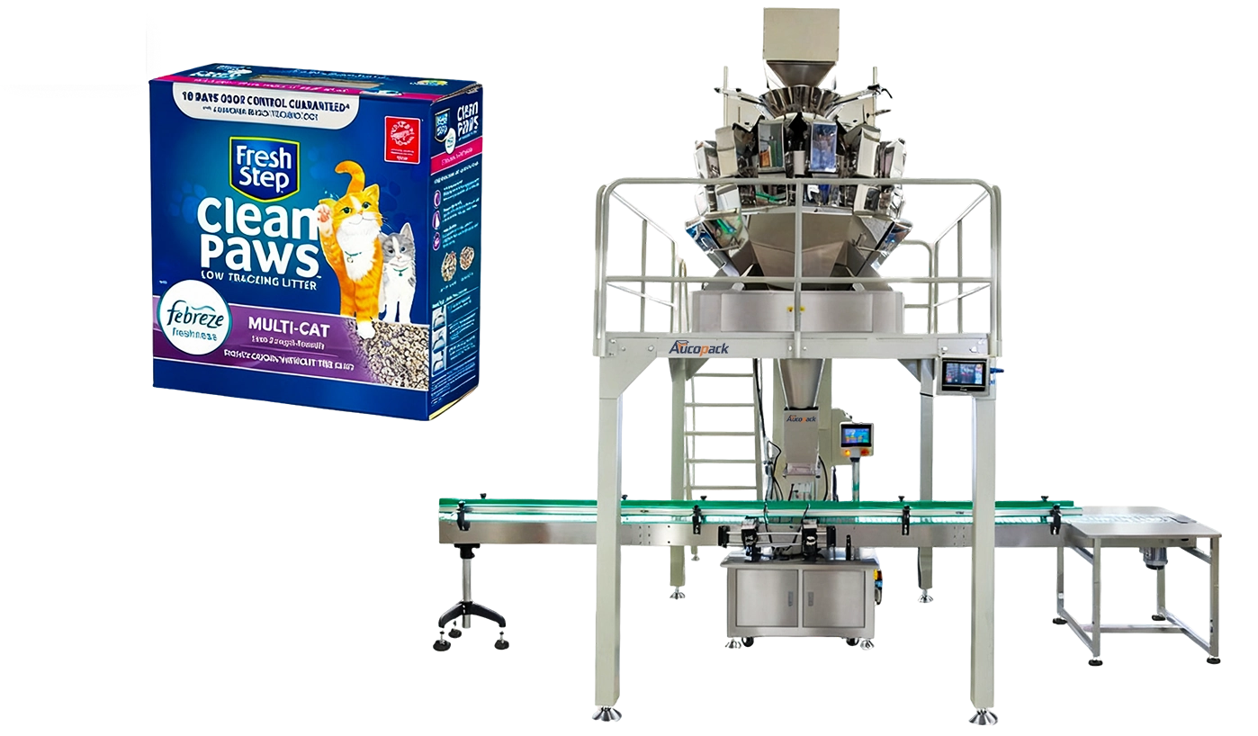 Automatic Cartoning Machine for Cat Litter Products