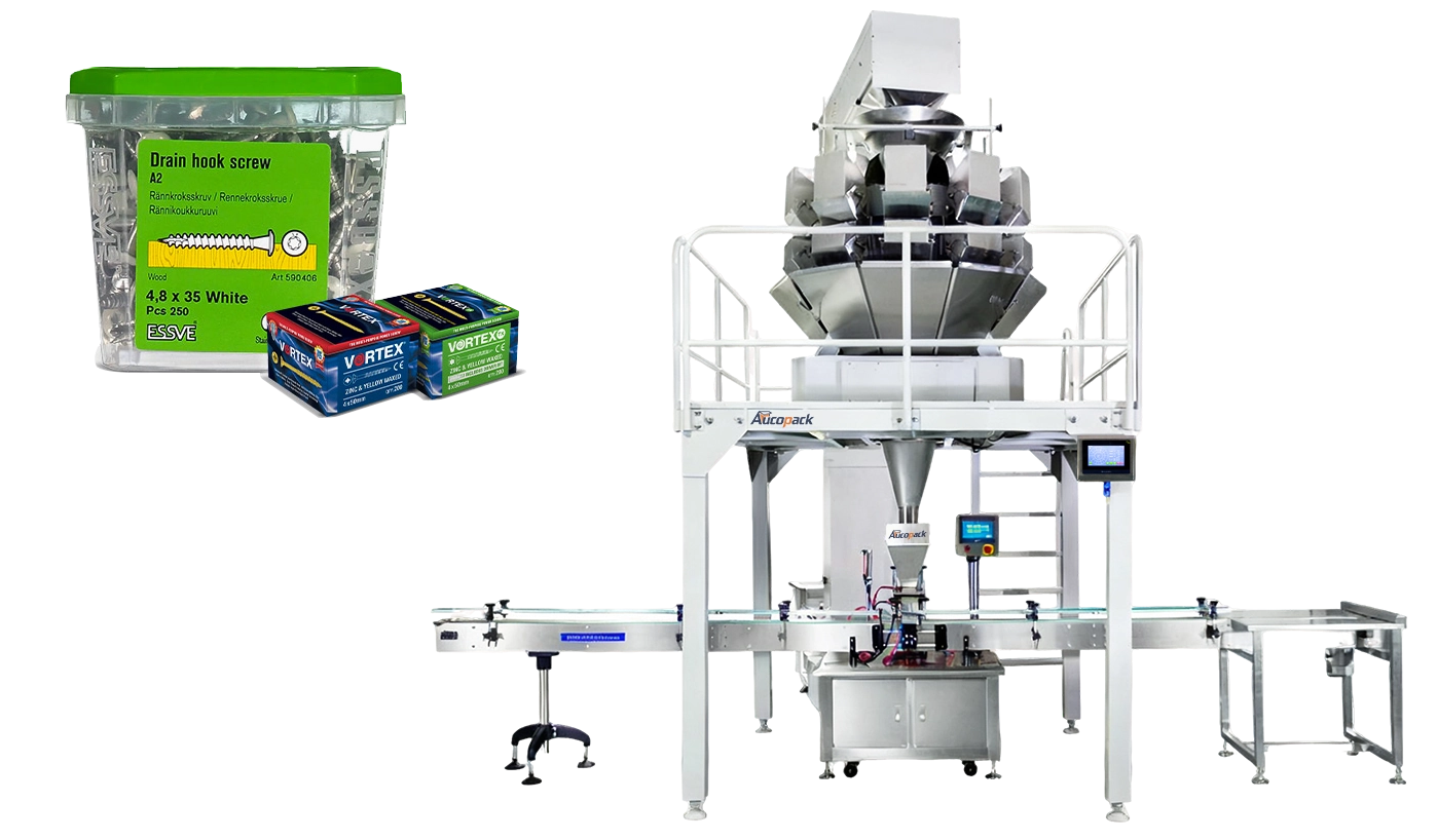 Cartoning Machines for Hardware Fasteners