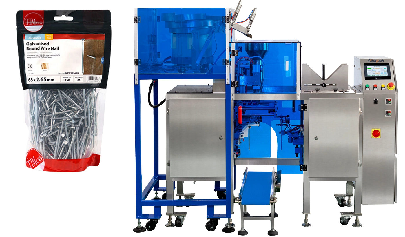Pre-Made Pouch Packaging Machines for Hardware Fasteners