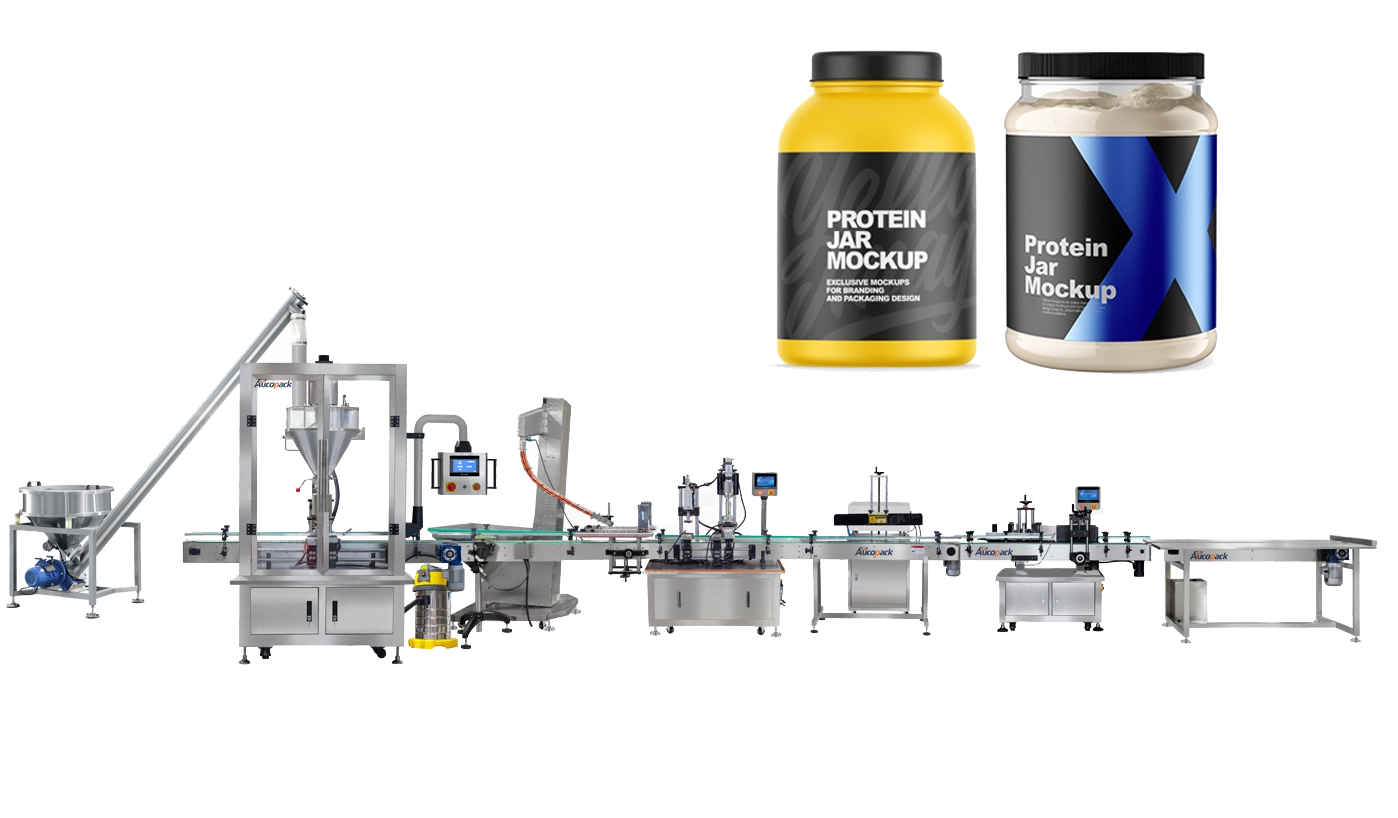 Jar Filling Machines for Protein Powder