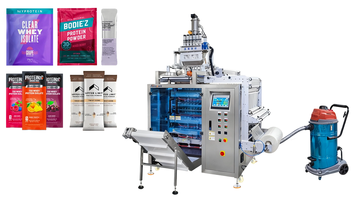 Stick Pack Machines for Single-Serve Protein Powder Packaging
