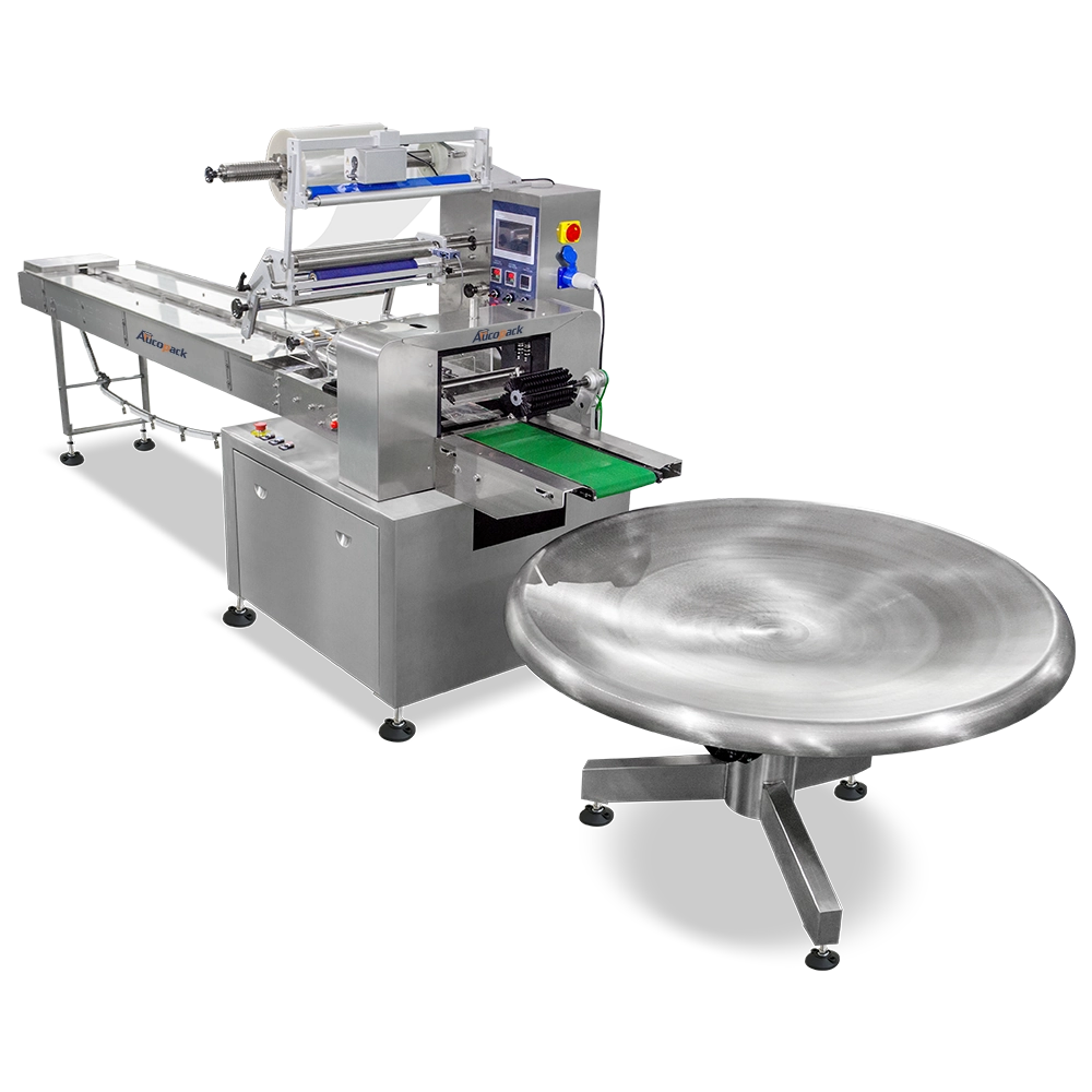 Automatic Bread Cake Biscuit Sandwich Wrap Packing Machine