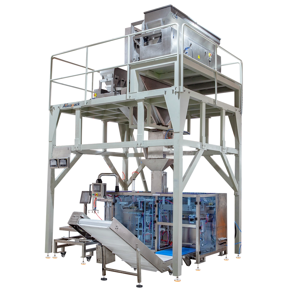Automatic 4 Woking Stations Premade Pouch Packaging Machine