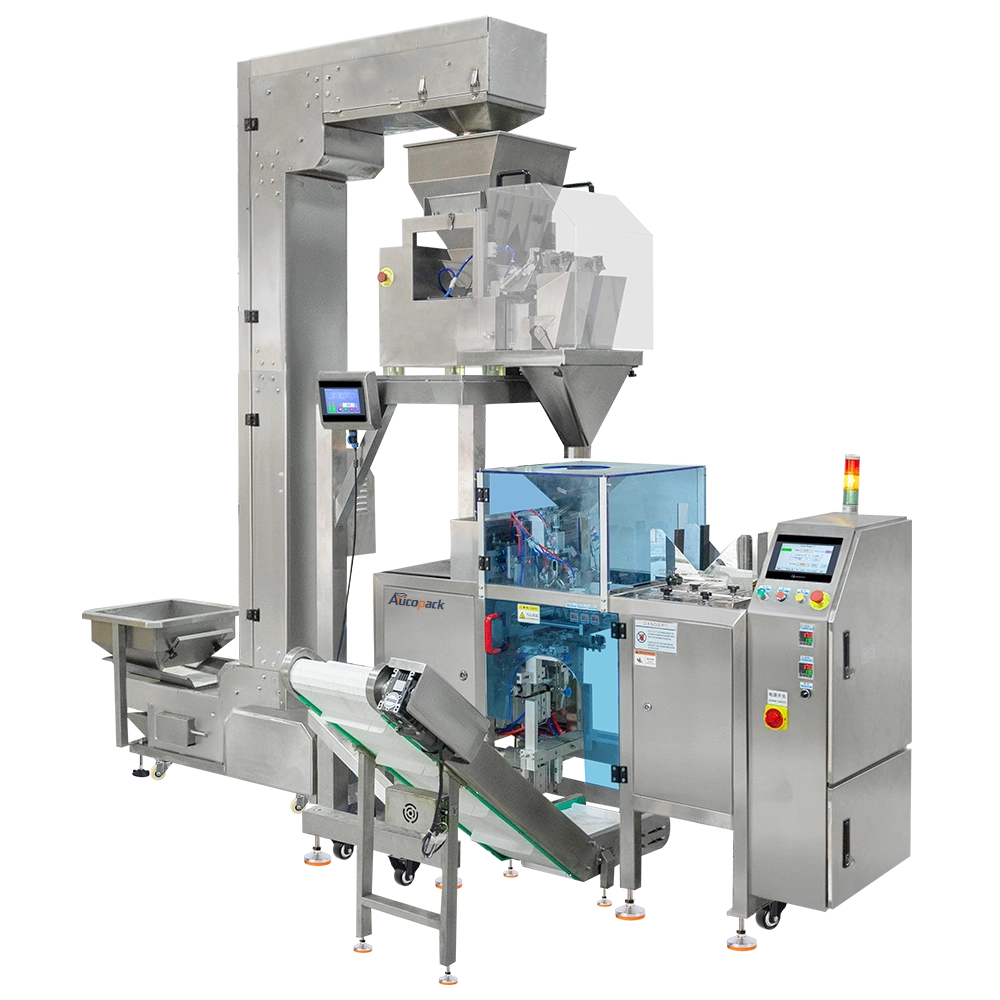 Automatic 2 Head Weigher Premade Pouch Packing Machine