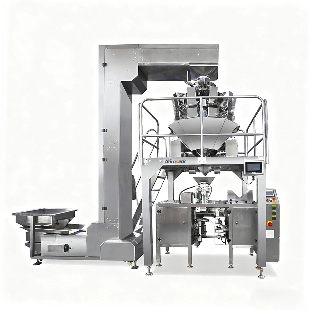 Automated Nuts Granular Premade Pouch Weighing Packing Machine