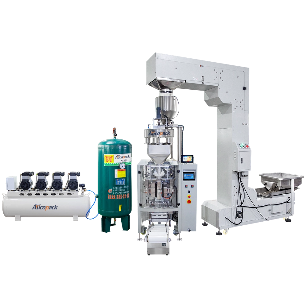 Auto Cup Measure Granule Packing Machine with Air Compressor