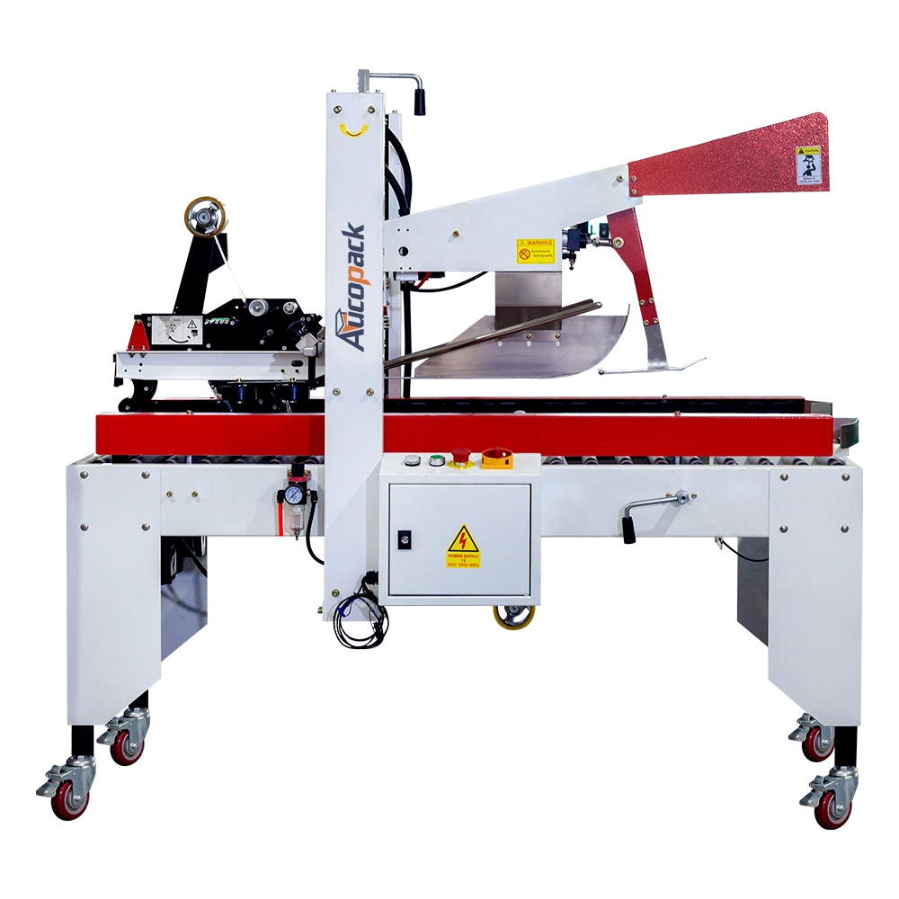 Semi Automatic Case Carton Tape Sealer Machine Equipment