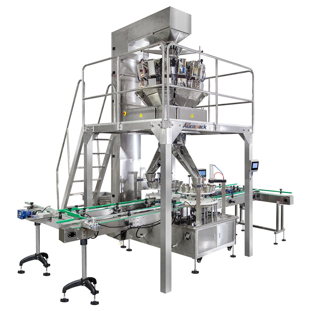 High Speed Rotary Spices Nuts Cup Can Bottle Filling Machine
