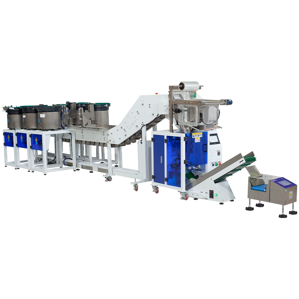 Hardware Screw Counting and Packing Machine with Check Weigher