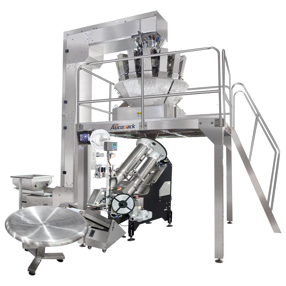 Fruit and Vegetable Garlic Potato Net Clipping Packing Machine