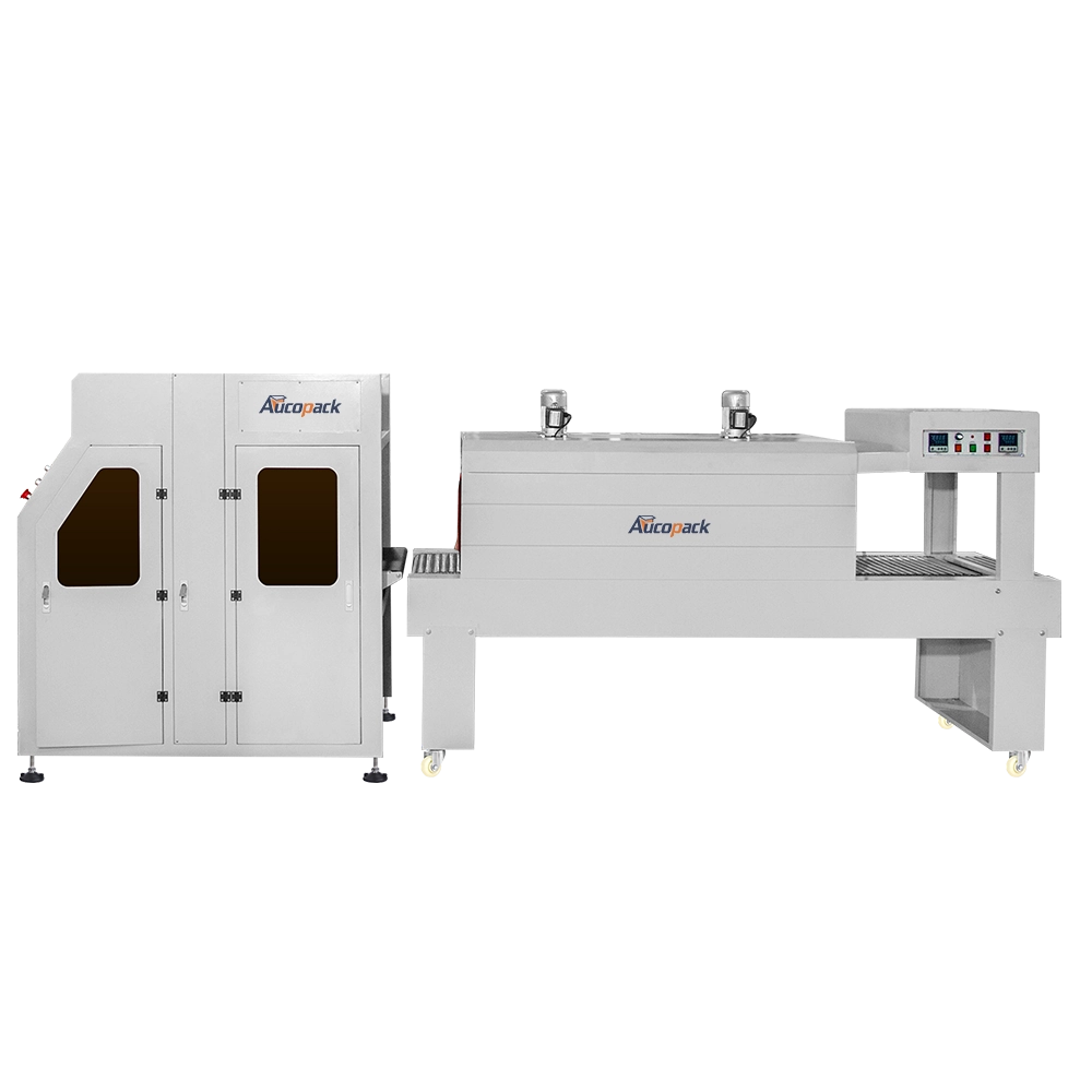 Automatic Water Bottle Shrink Stretch Film Wrapping Machine