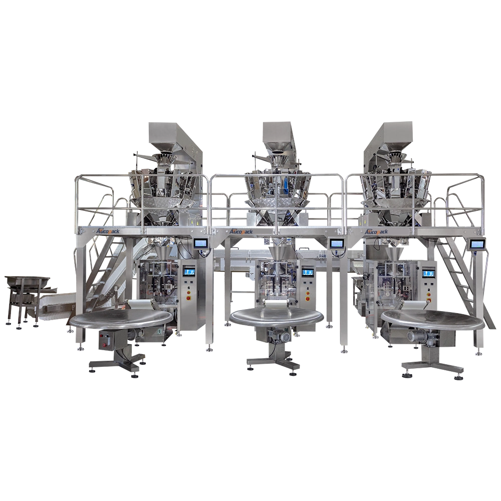 Automatic Potato Chips Packing Machine Line with Nitrogen