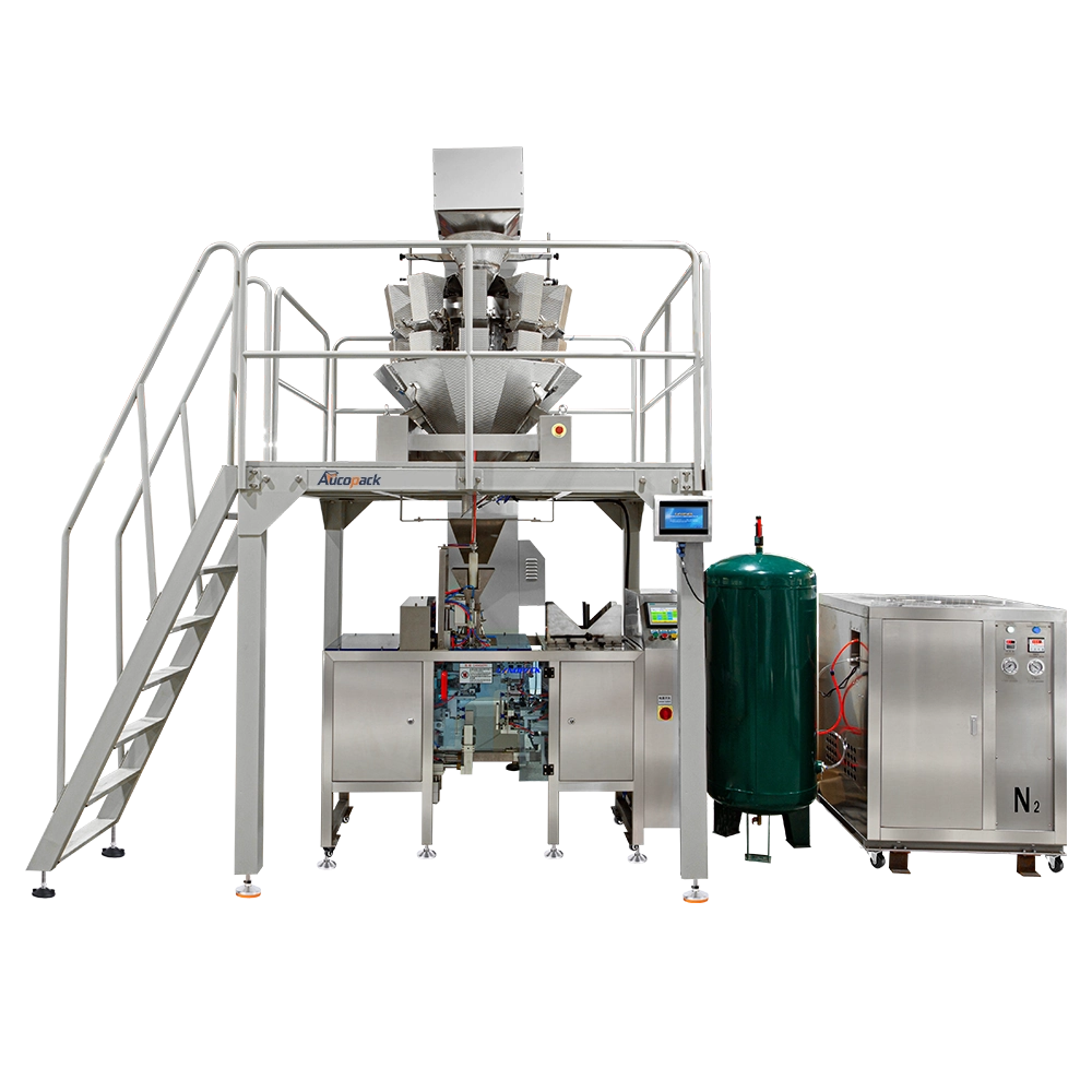 Automatic Nitrogen Flush Food Zipper Doypack Packaging Machine