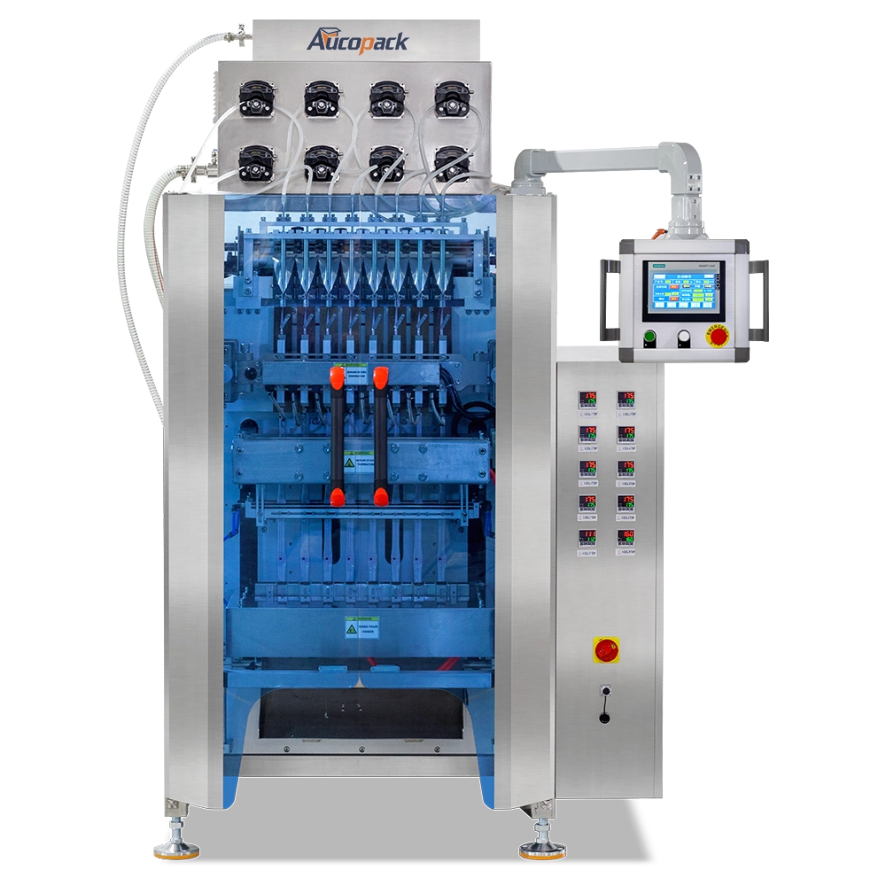 Automatic Multi Lane Small Liquid Stick Sachet Filling Machine