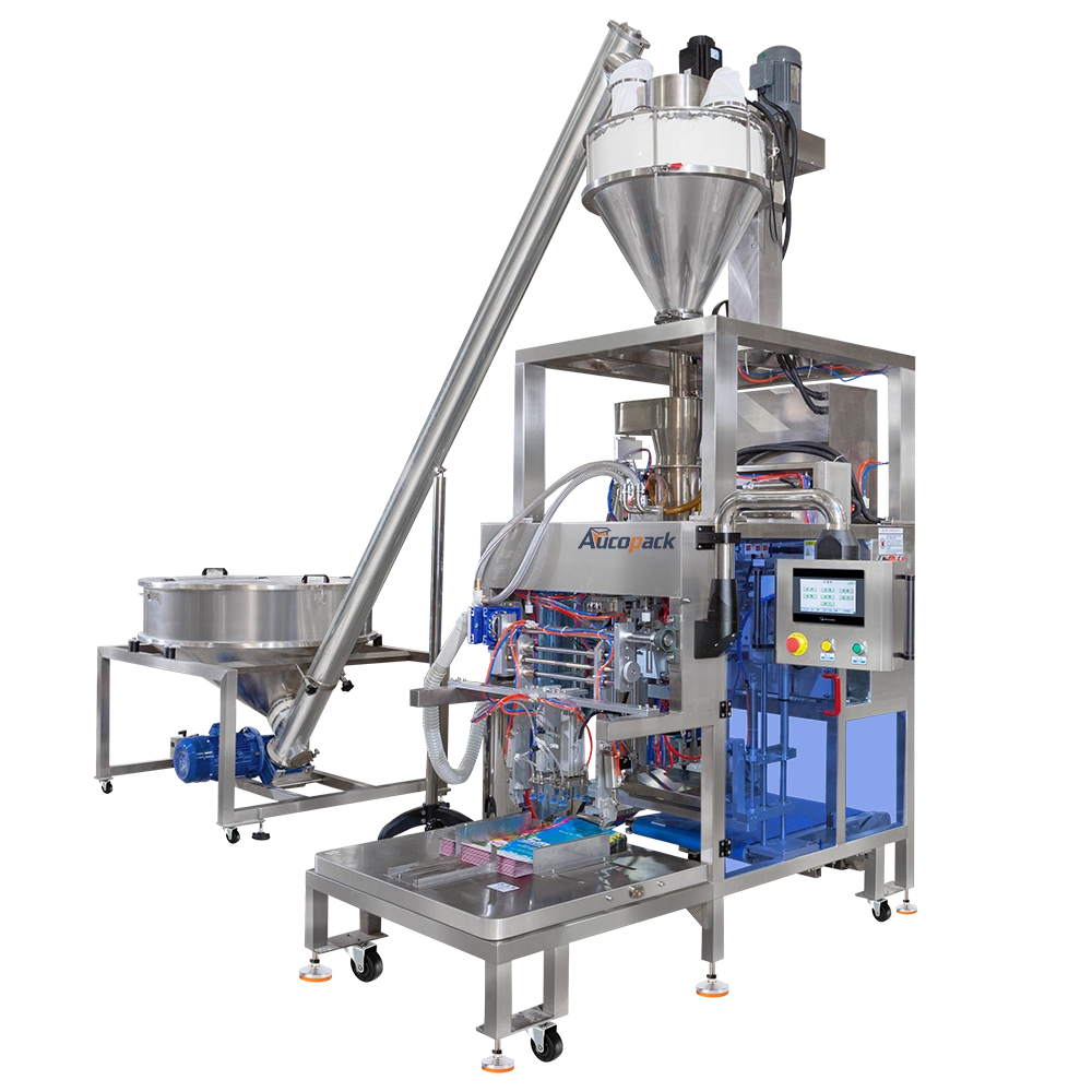 Automatic Dry Milk Spice Powder Nitrogen Doypack Filling Machine