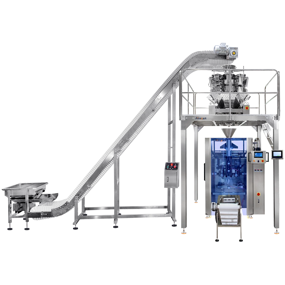 Automatic Granule Packing Machine with Skirtboard Elevator