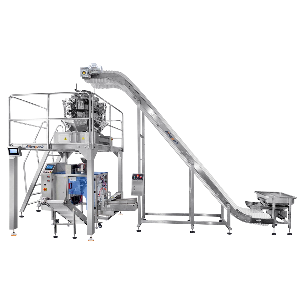 Automatic Frozen Foods Exhaust Air Stand Up Pouch Packaging Machine
