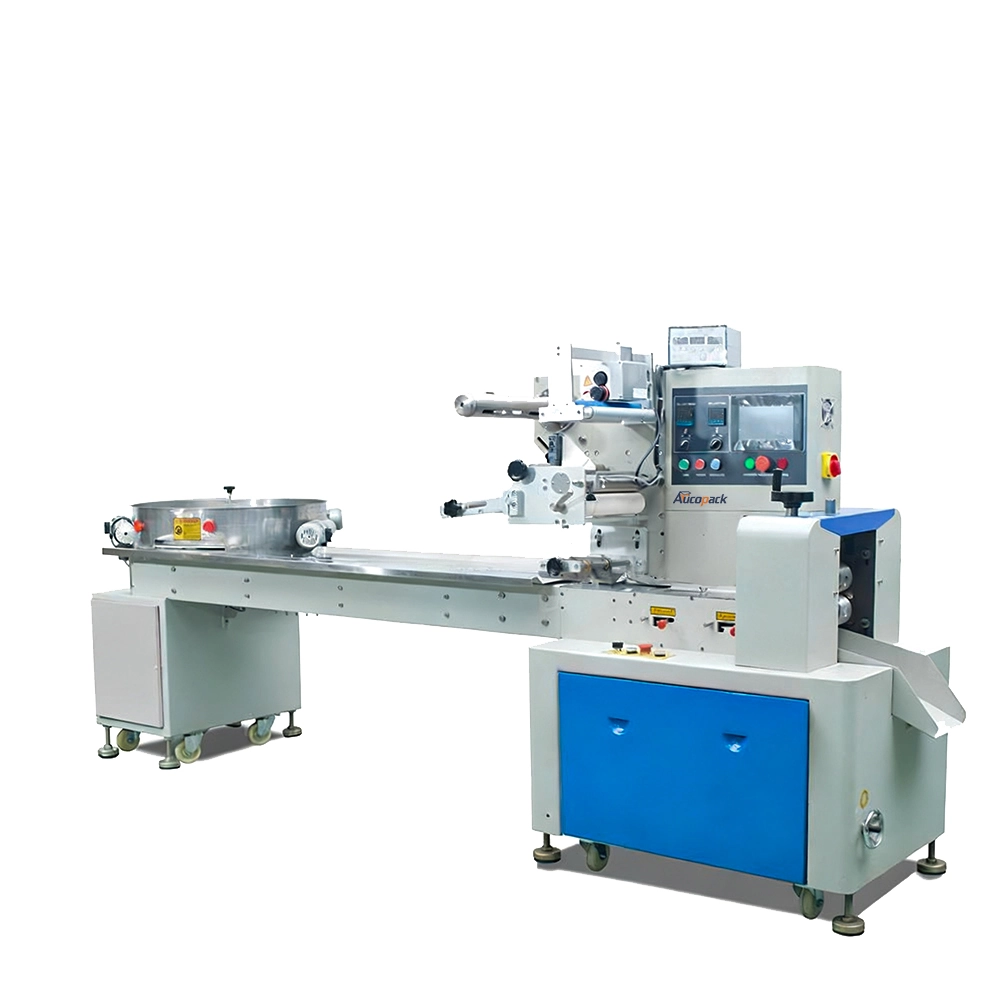 Automatic Flow Wrapper Candy Packaging Machine Equipment