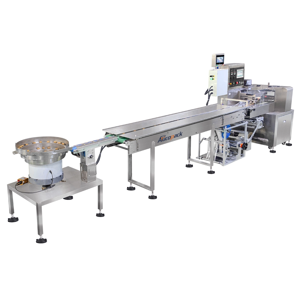 Automatic Dog Pet Food Flow Pouch Wrap Packaging Machine